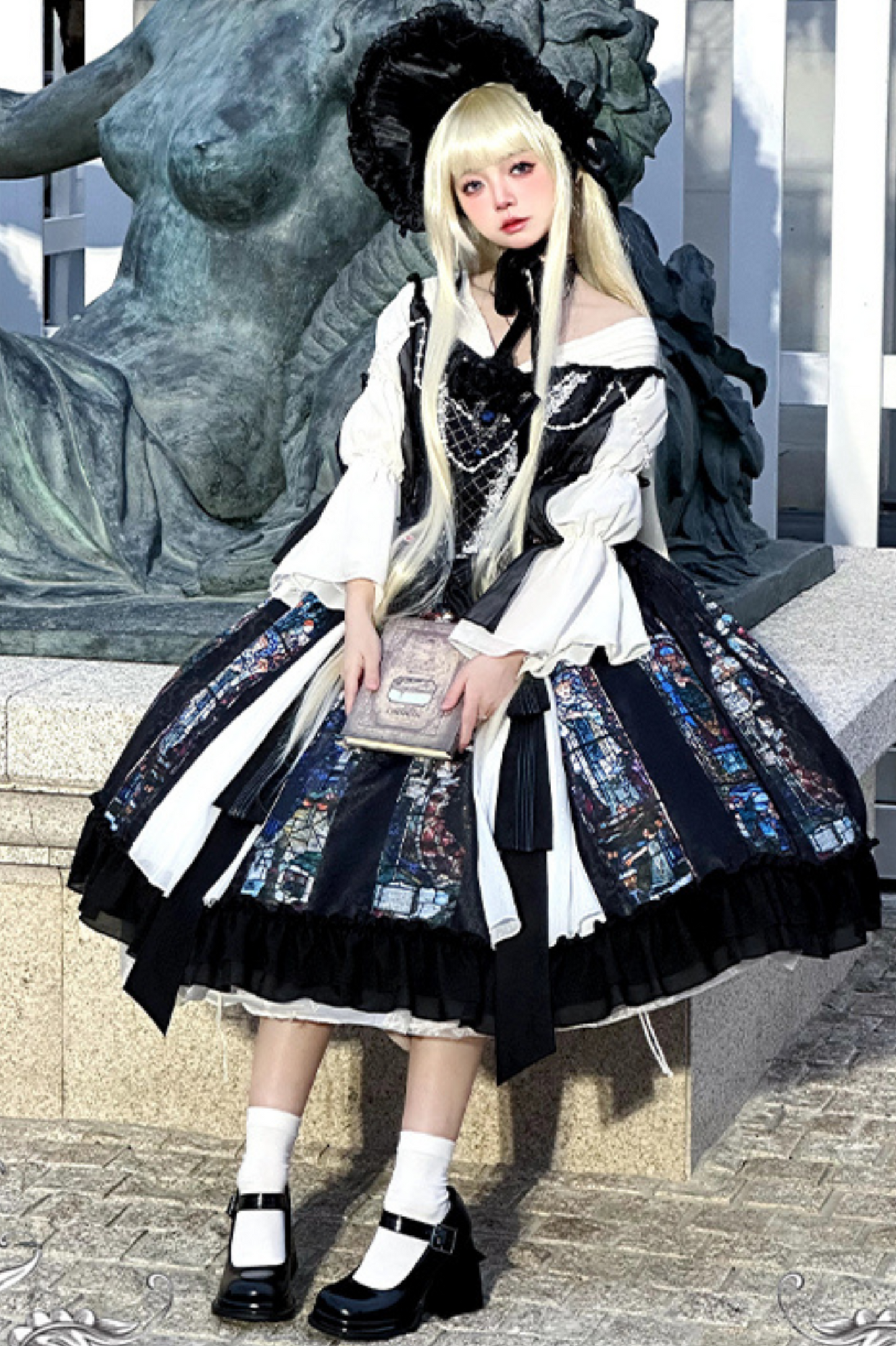 Classical Elegant Dark Gothic Kula Lolita Dress