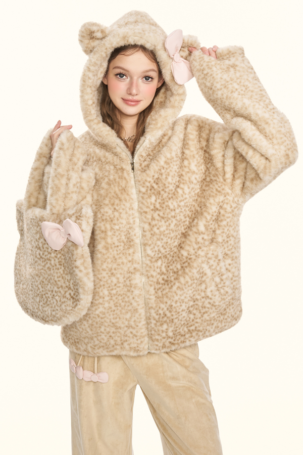 リトルミルクレオパードリボンフードコート