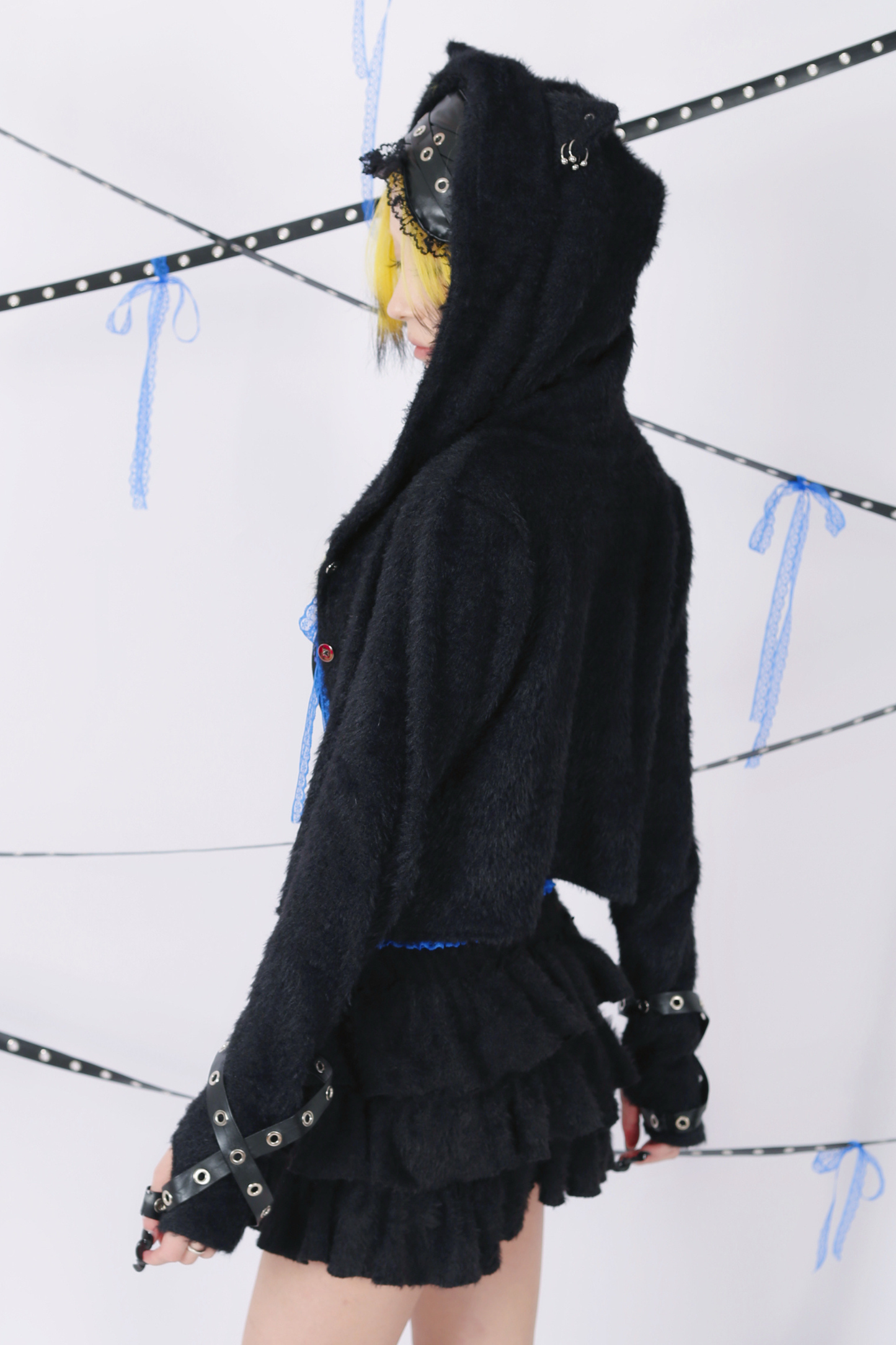 Cat Ear Hooded Top + Culottes