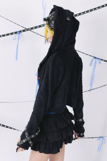 Cat Ear Hooded Top + Culottes