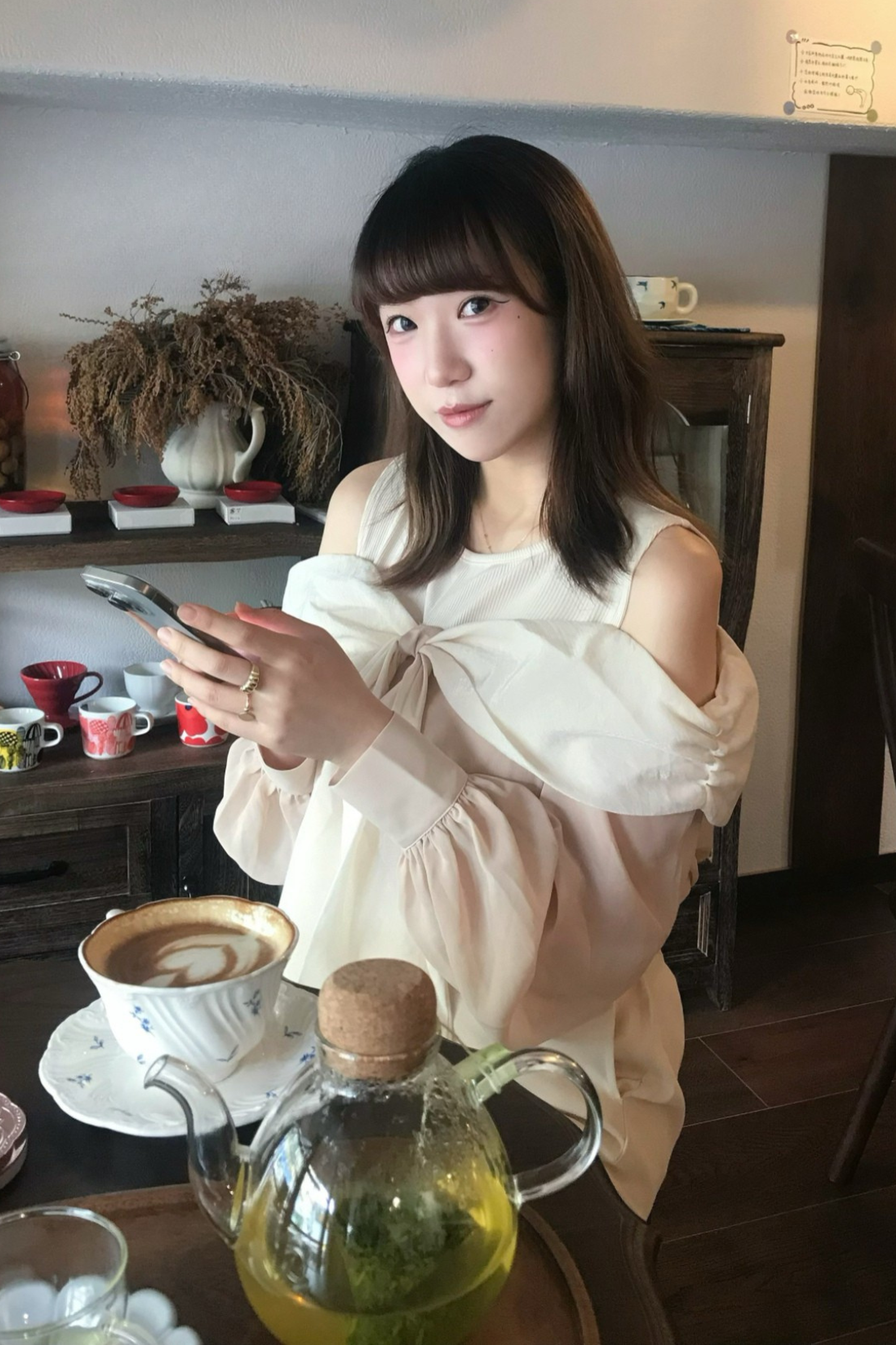 Off-the-shoulder top + mermaid skirt