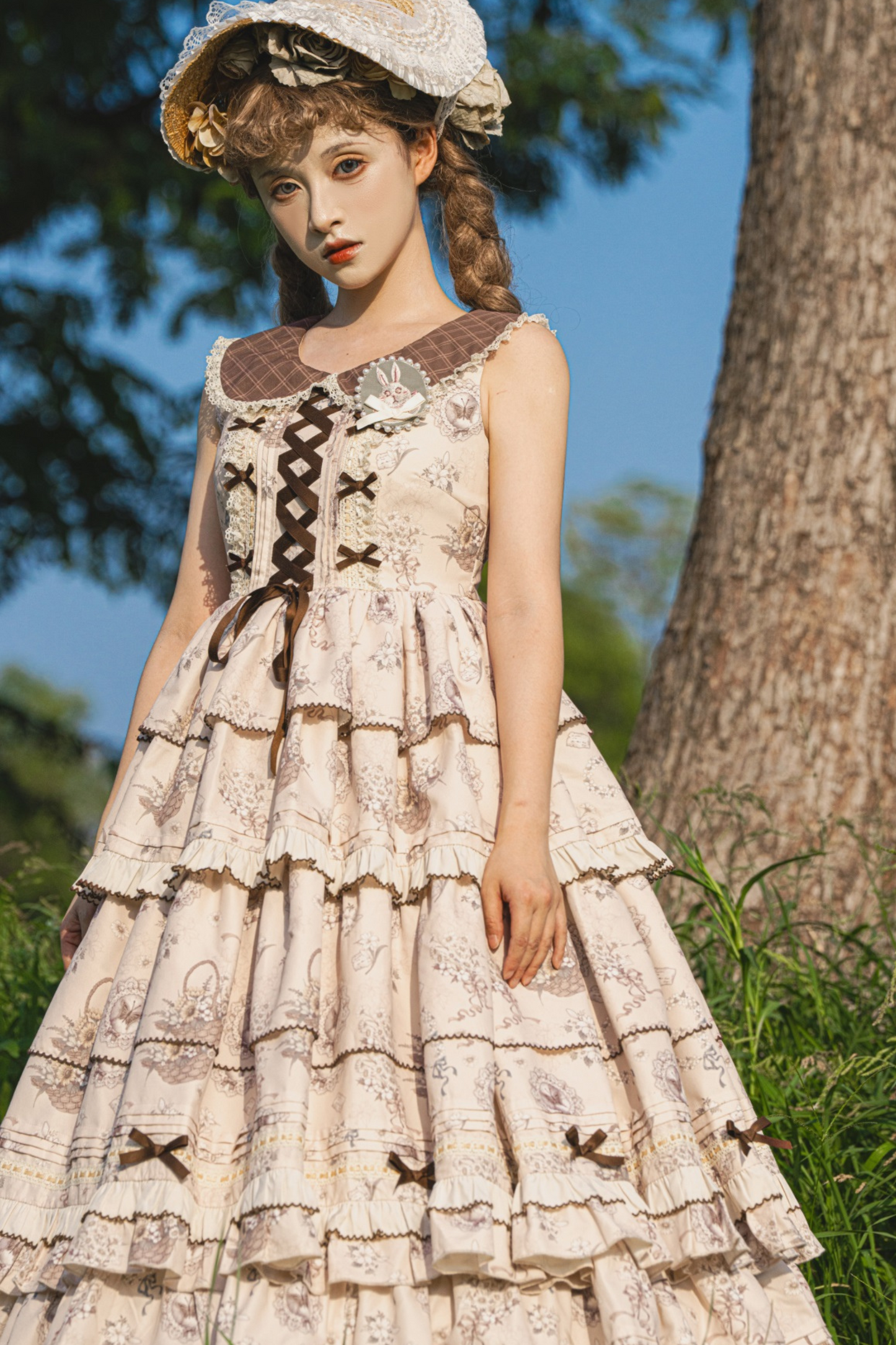 ブニングタイムエレガントロリータドレス+ドールカーディガン