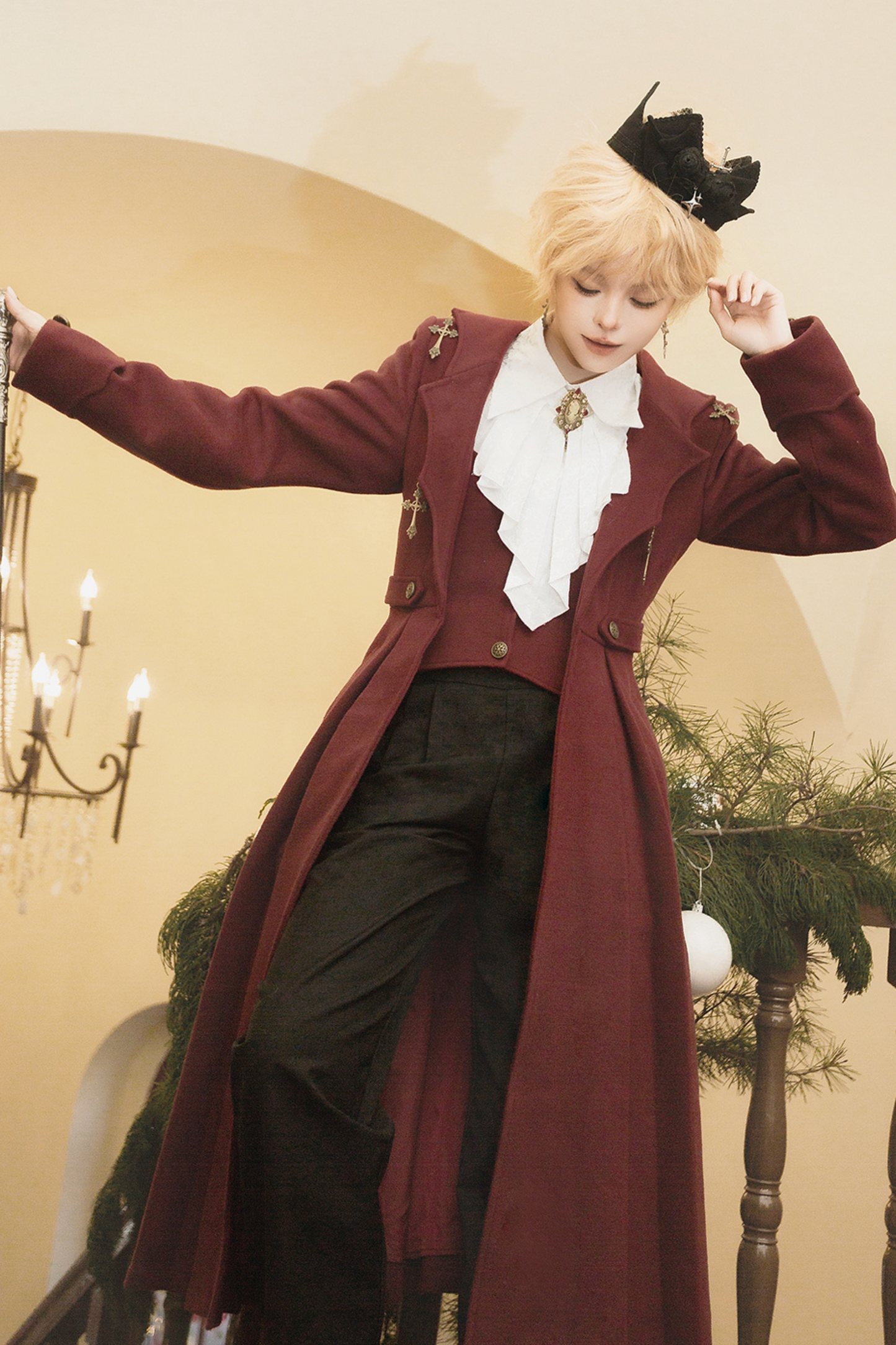 【予約商品】クラシカル皇子ダークゴシックロリータセット