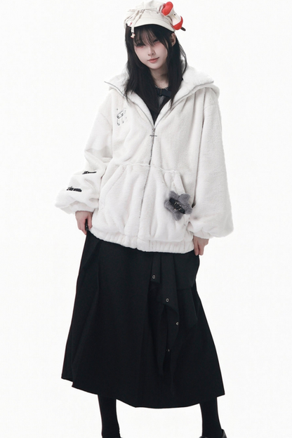 クマフードスターショートコート