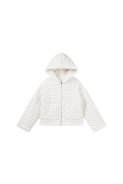 ファーベアフードリバーシブルジャケット