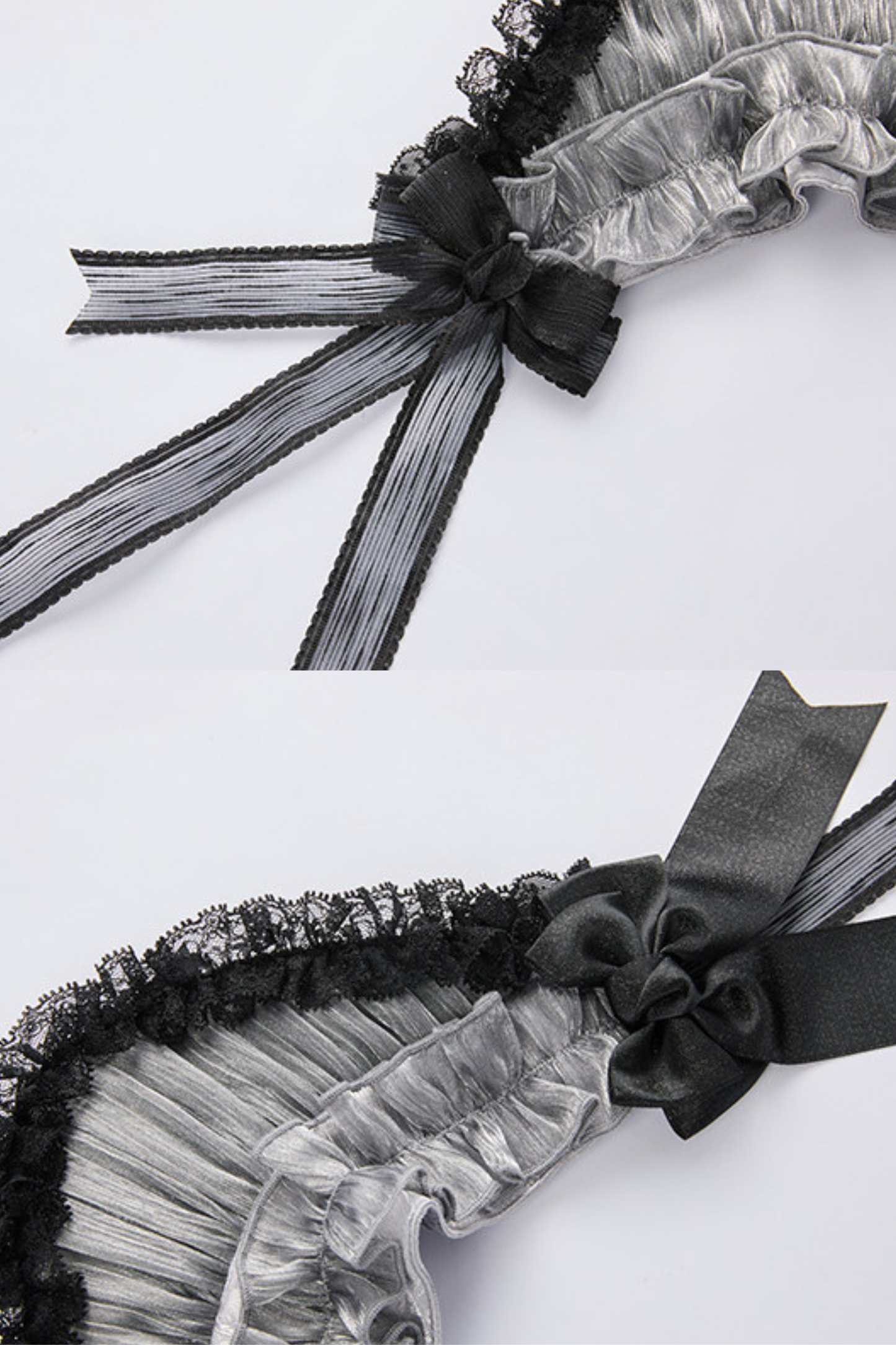【2月28日予約締切】ダークシルバーレースロリータドレス+BNT+ネックアクセサリー