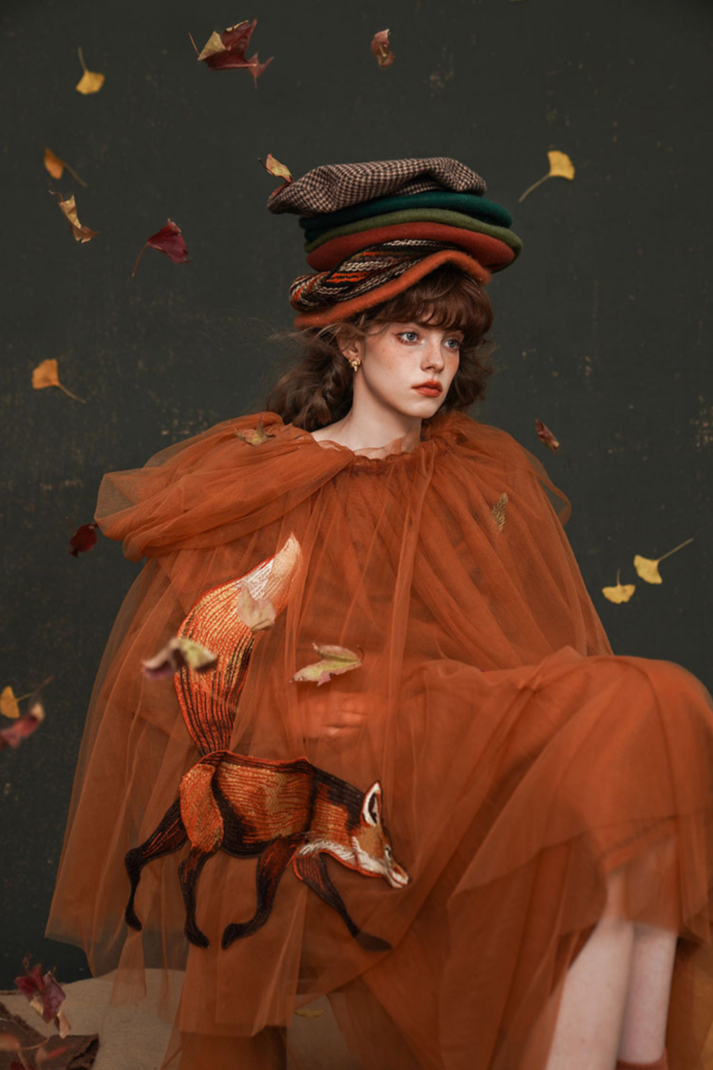 スイングガーゼチュチュスカートサスペンダースカート