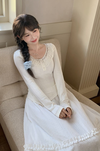 スイートスリムアシメトップス