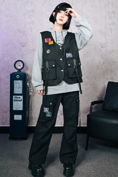 ワークウェアスタイルストリートベスト