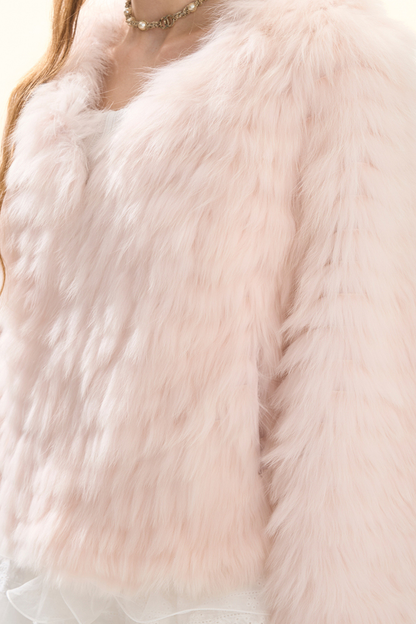 スノーエルフフォックスファーコート