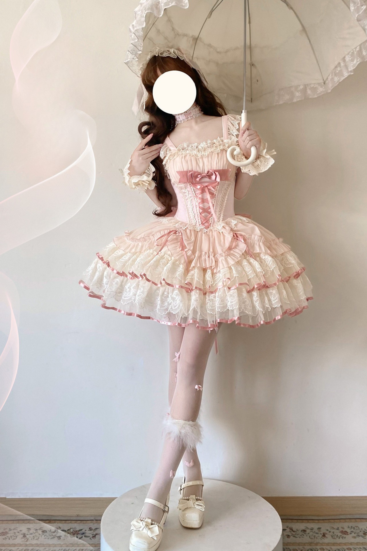 スイートロリータバレエジャンパースカート