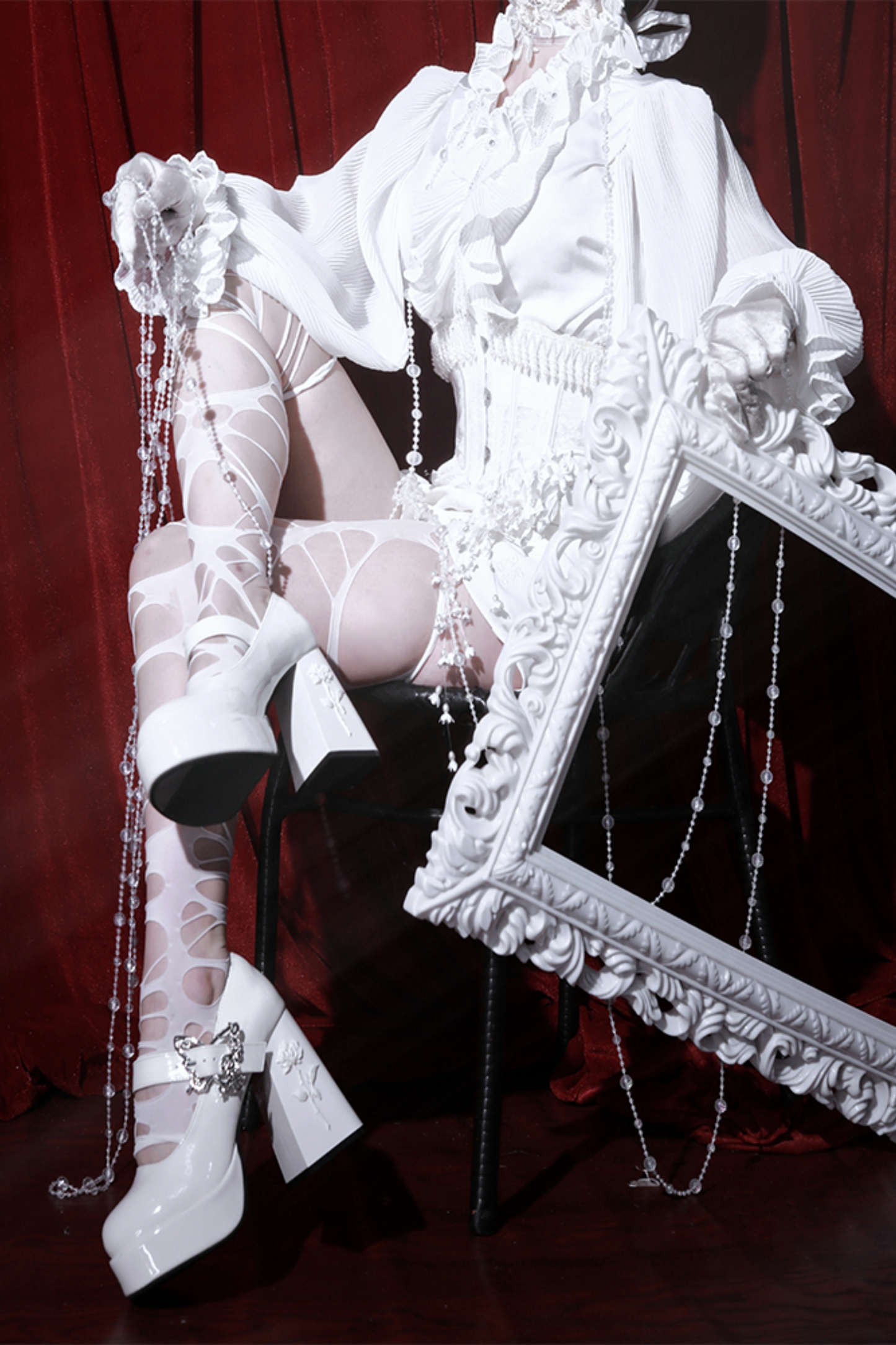 Floating Dreamland Platform Block Heels