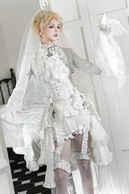 퓨어 프린스 재킷 + 상의 + 바지 + 거들 + 리본