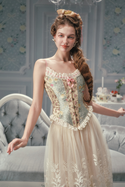 Fabric French Corset Top