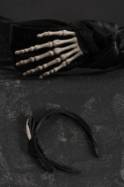 スカルリボンヘアーアクセサリー