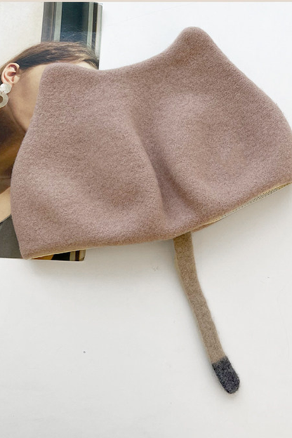 Designer Woolen Cat Ears Beret