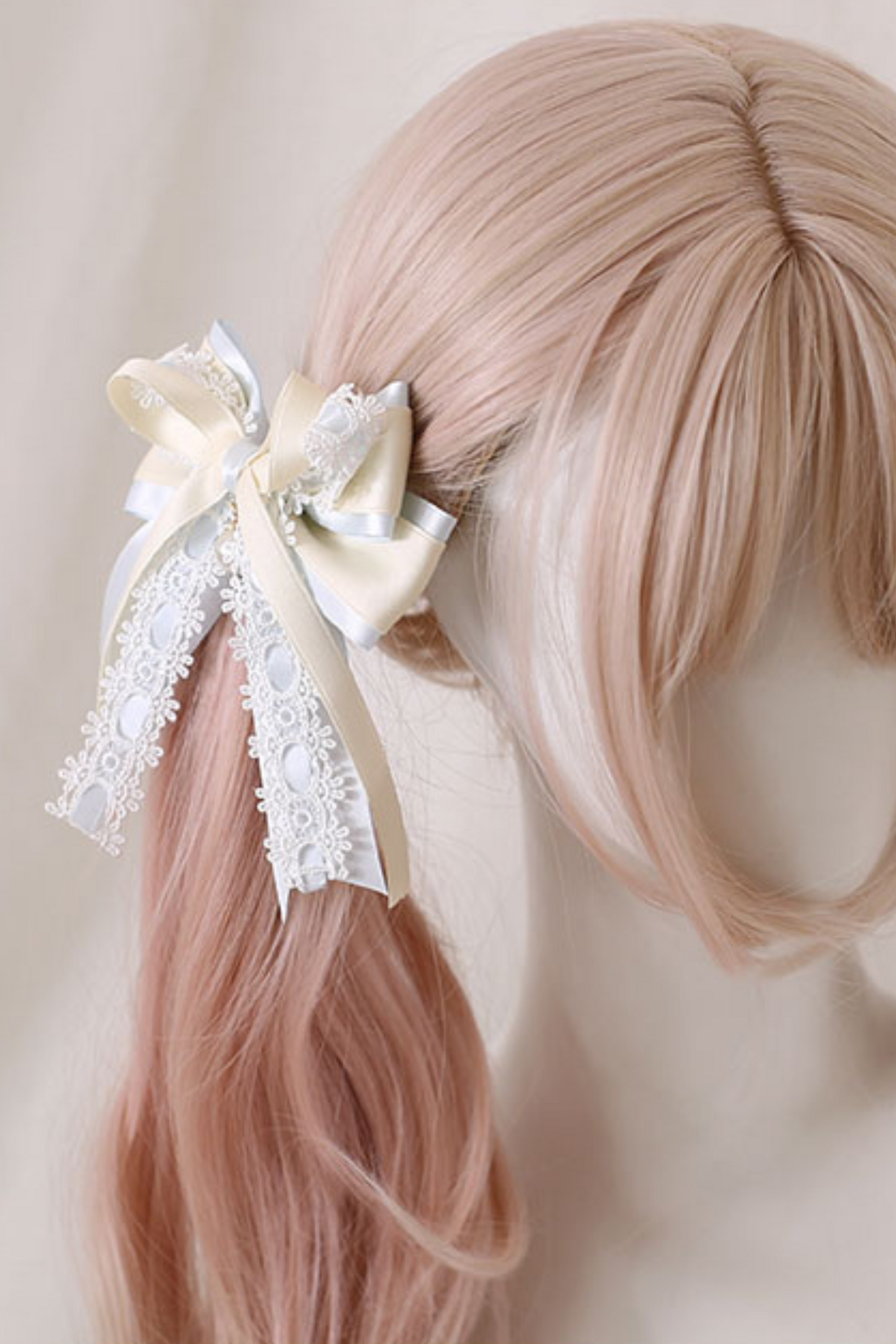 Ice Blue Frilled Lolita Accessories