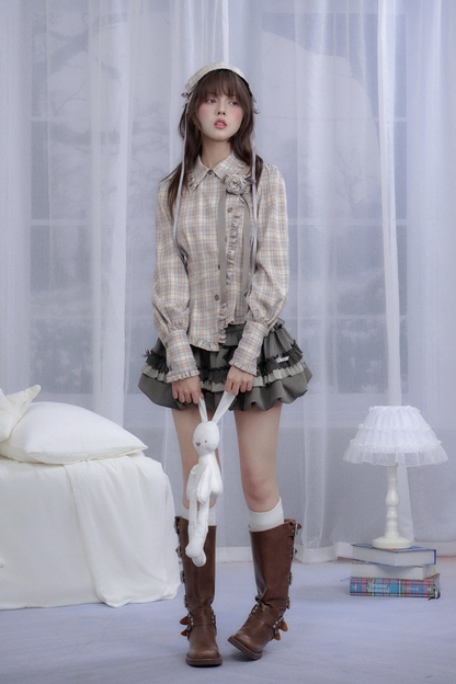 スイートクールリボンバルーンスカート(インナーパンツ付き)