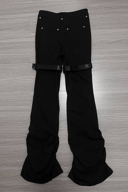 スカルスタッドスタックドパンツ