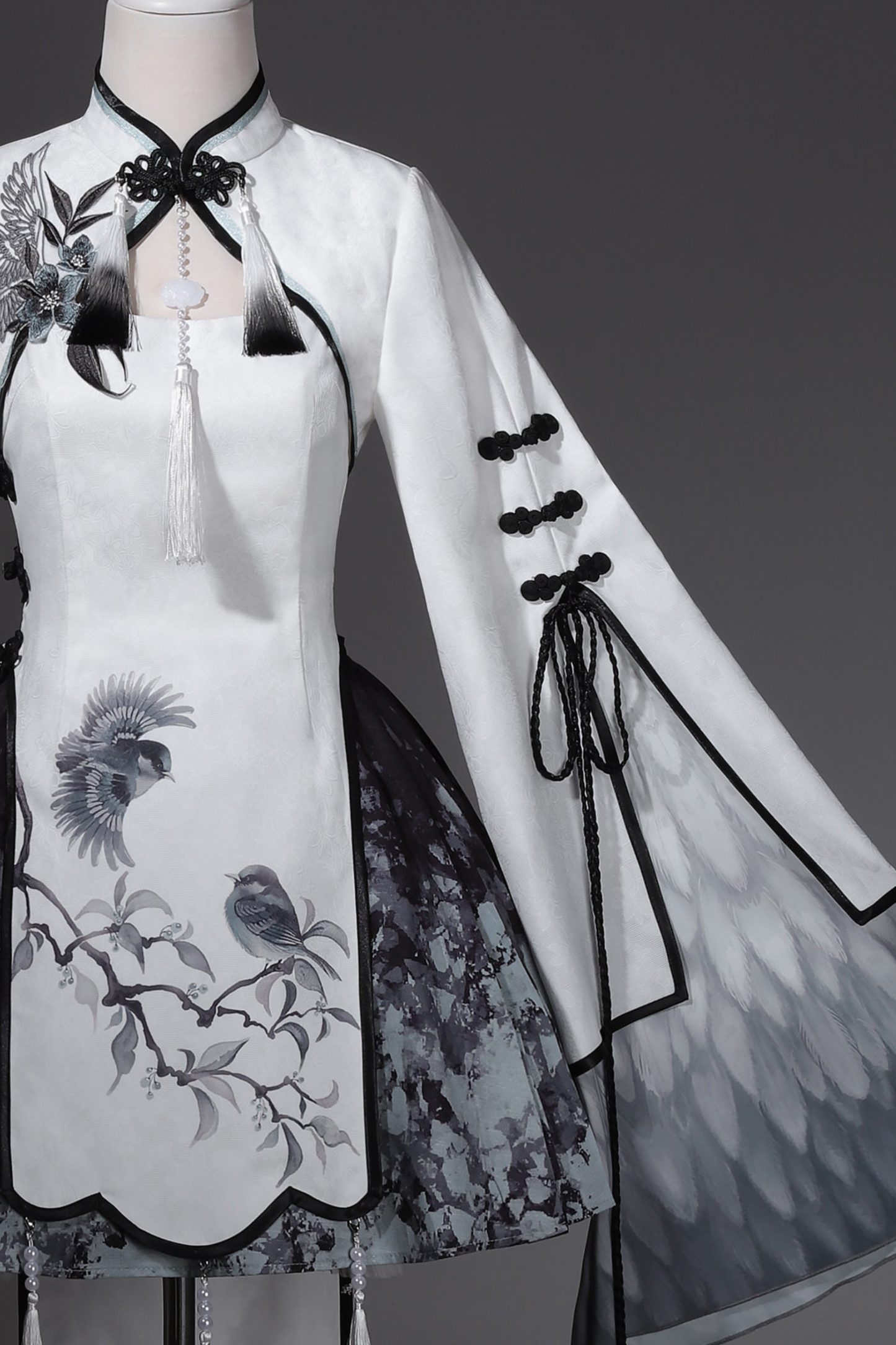 チャイナトップス+スカート+キャミソールドレス+レッグウォーマー