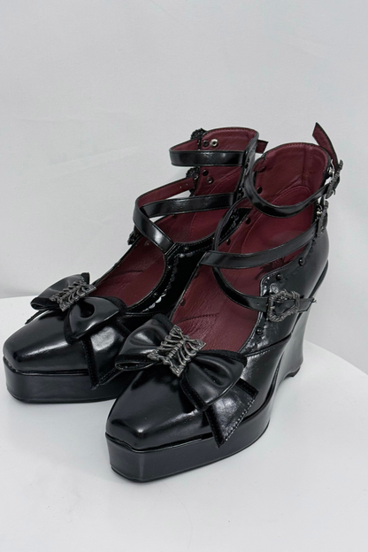 【3月30日予約締切】ダークラブリーボックスリボンシューズ