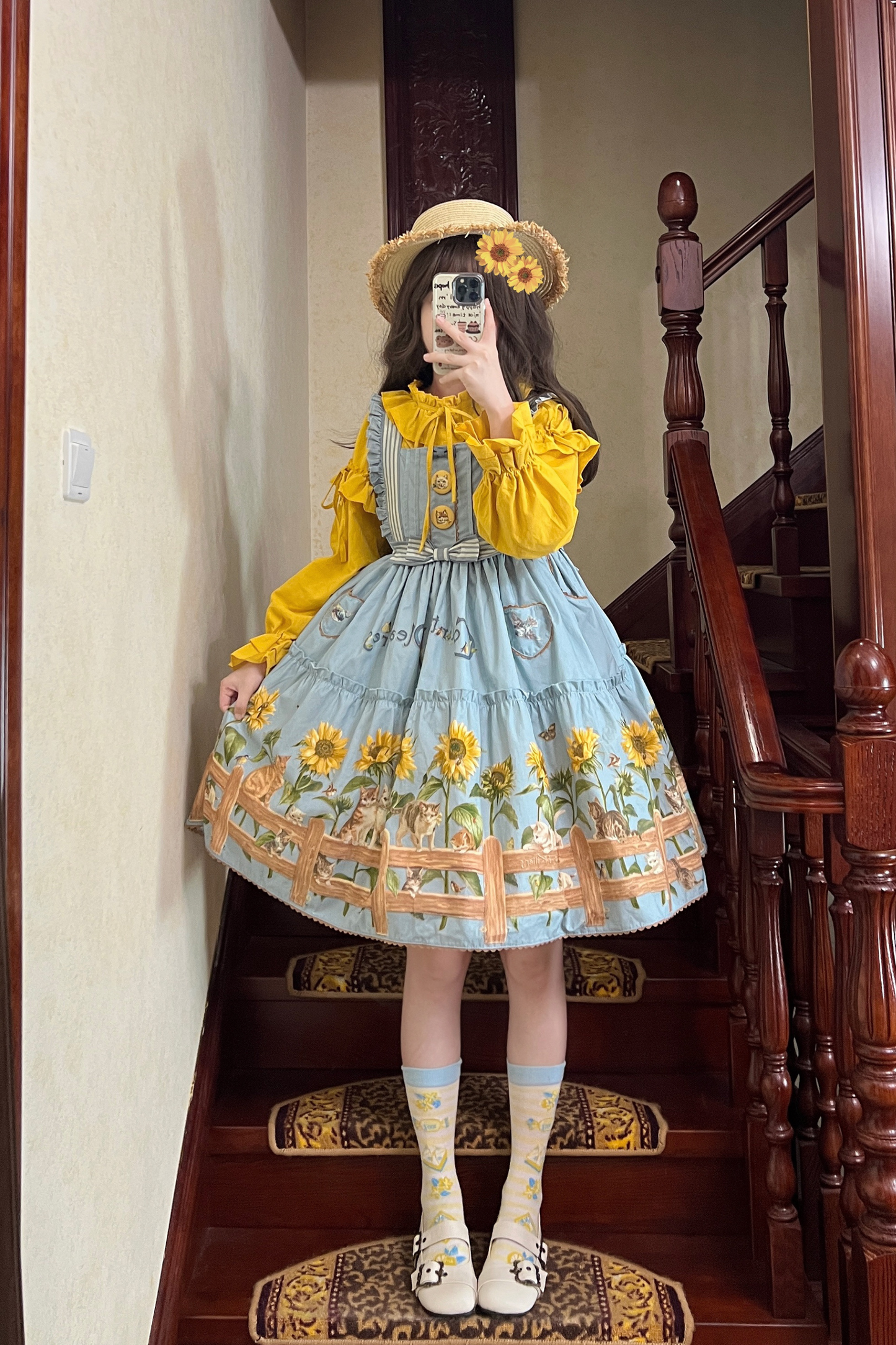 ひまわりドロップロリータセット