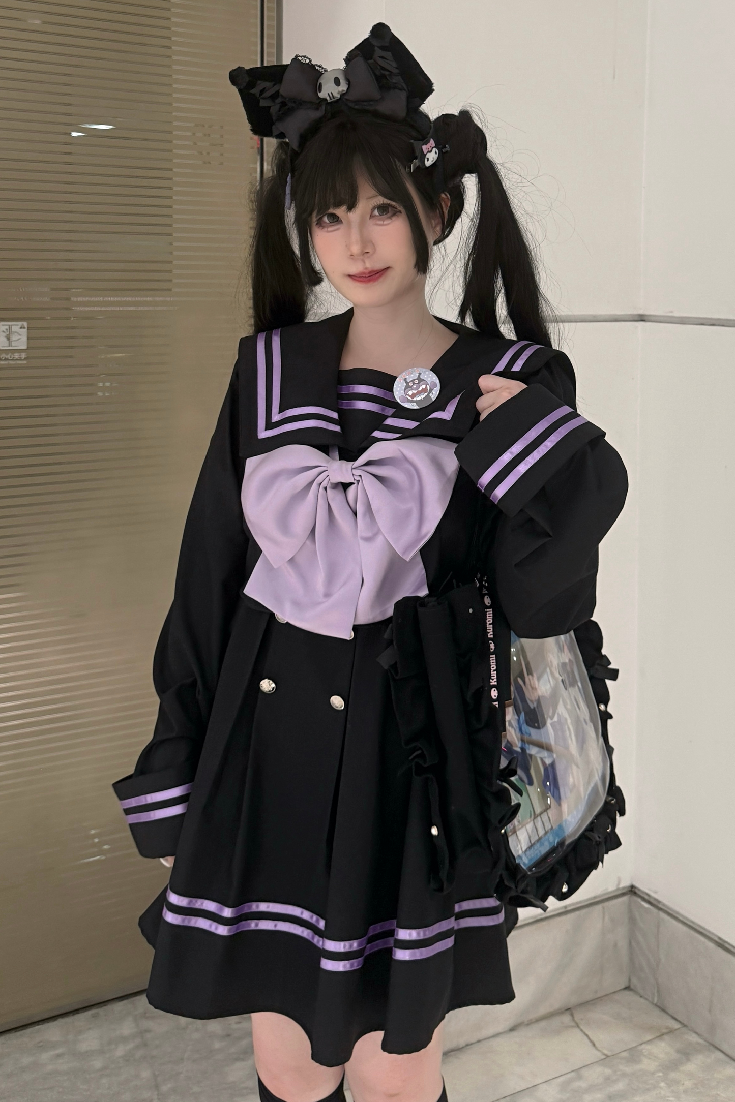 セーラー サブカルチャーワンピース+ビックリボン