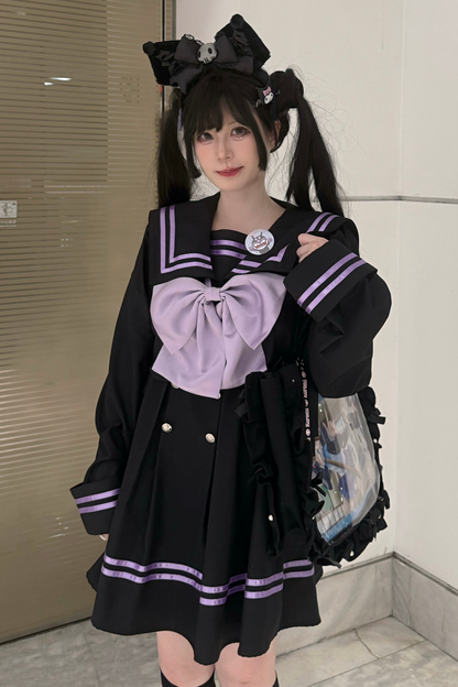 セーラー サブカルチャーワンピース+ビックリボン