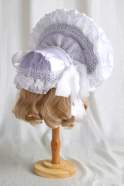 Baby feather doll Lolita flat hat + hood