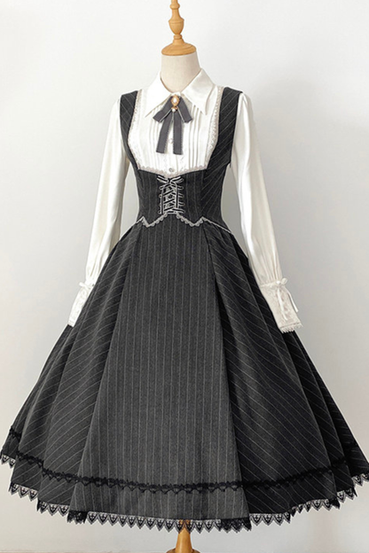 Retro Elegant Lolita Jumperskirt