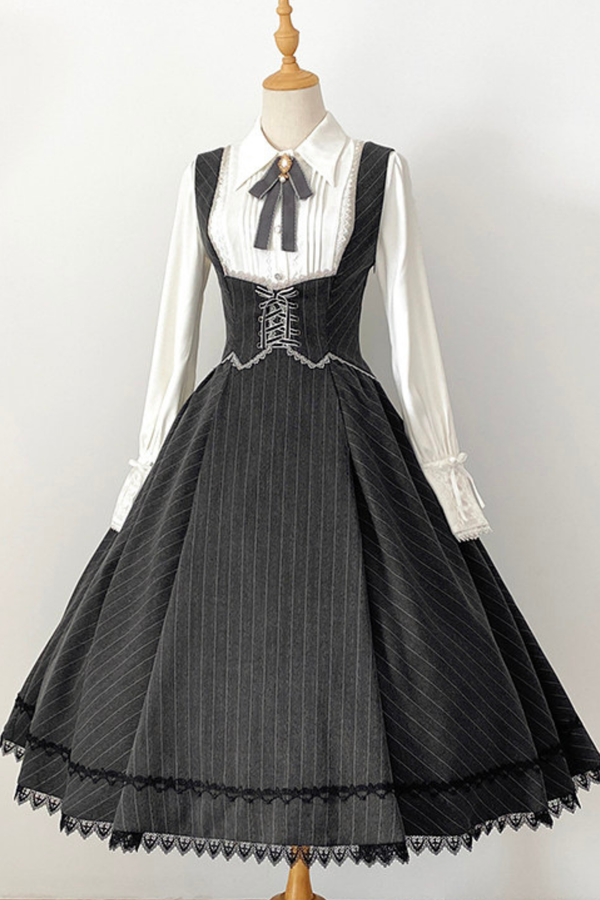 Retro Elegant Lolita Jumperskirt