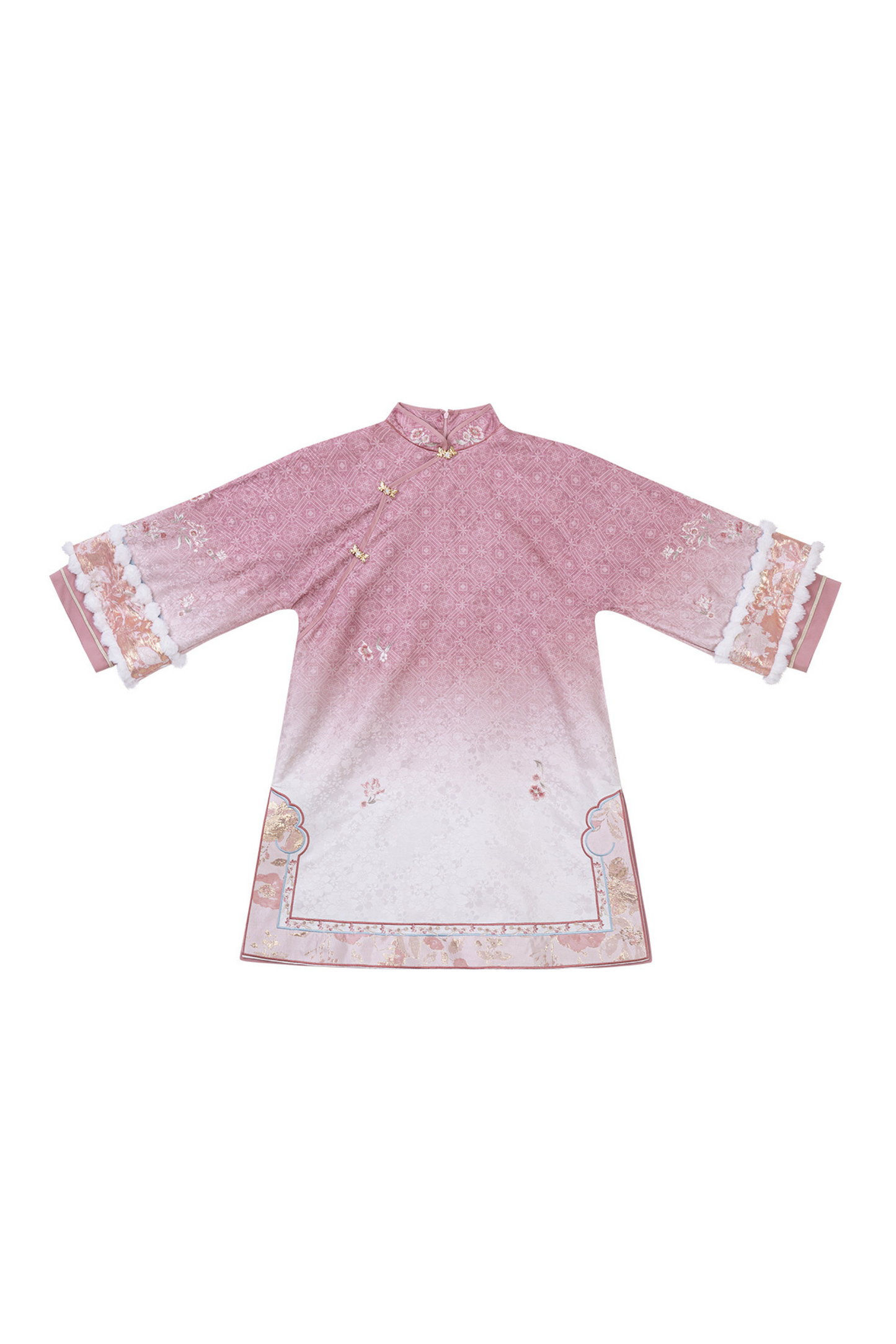 Peach Mist China Top + Skirt + Cloud Shoulder