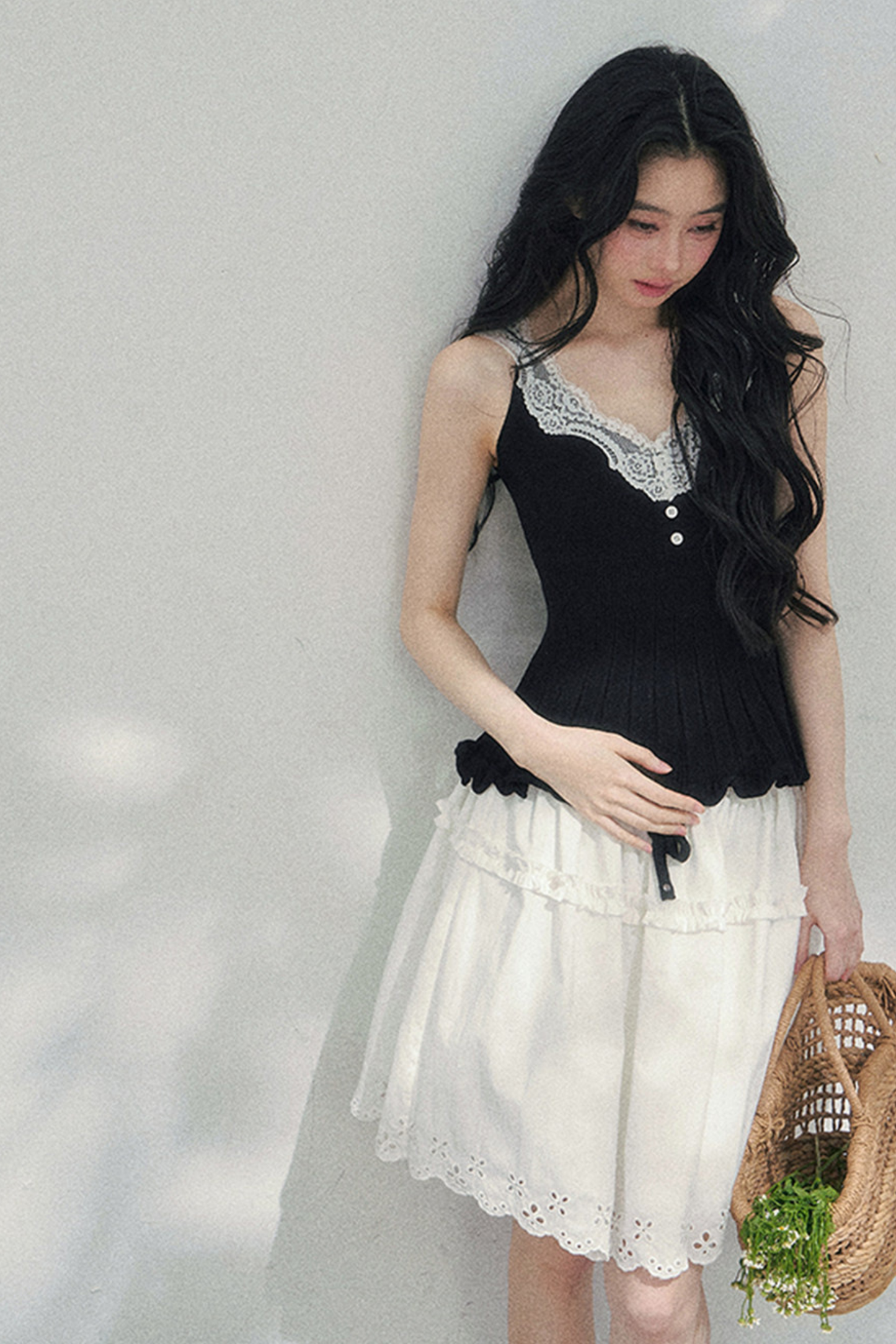 フレンチレースジャケット+キャミソール