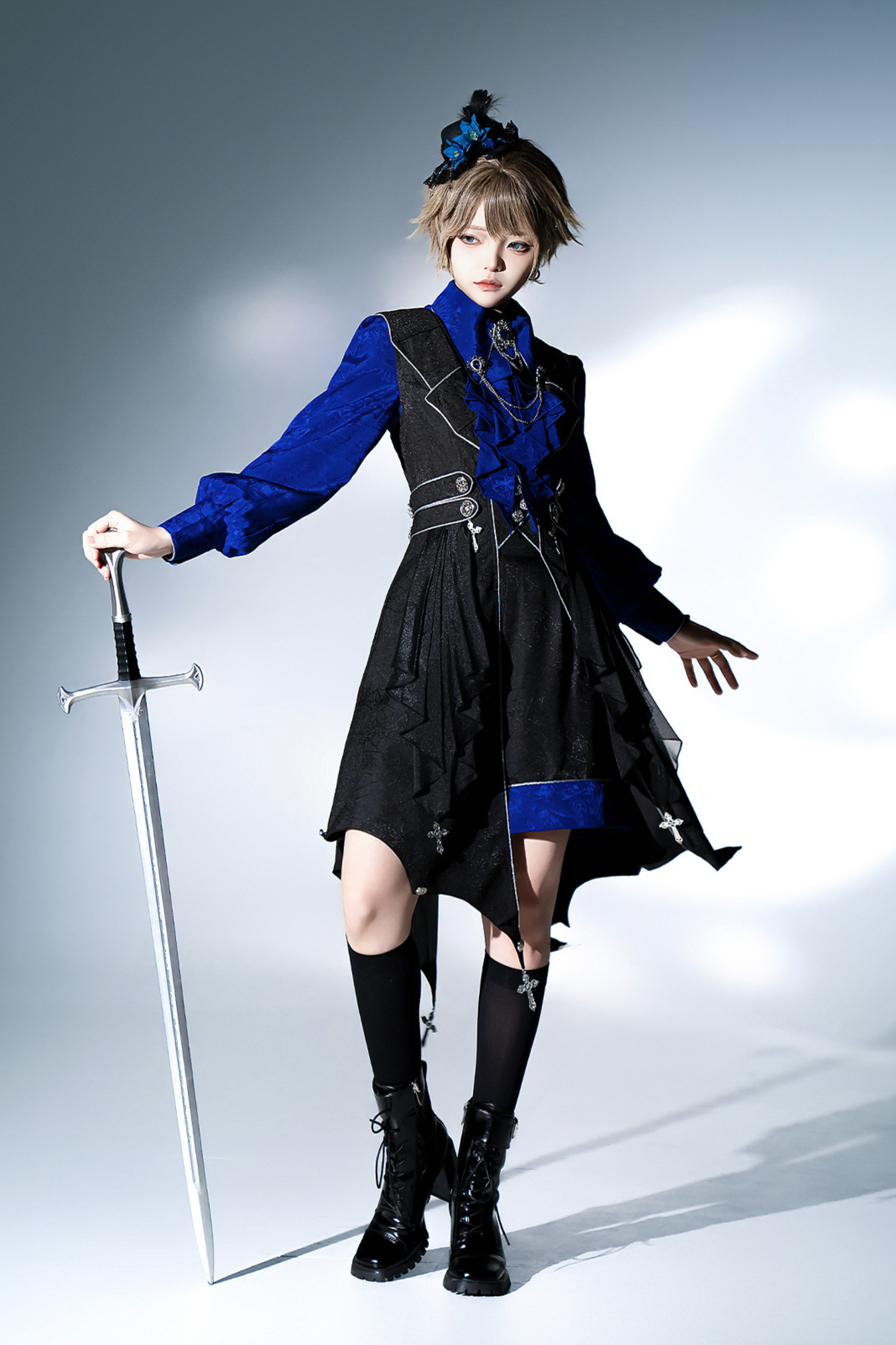 ムーンリットナイトシャツ+ベスト+ショートパンツ