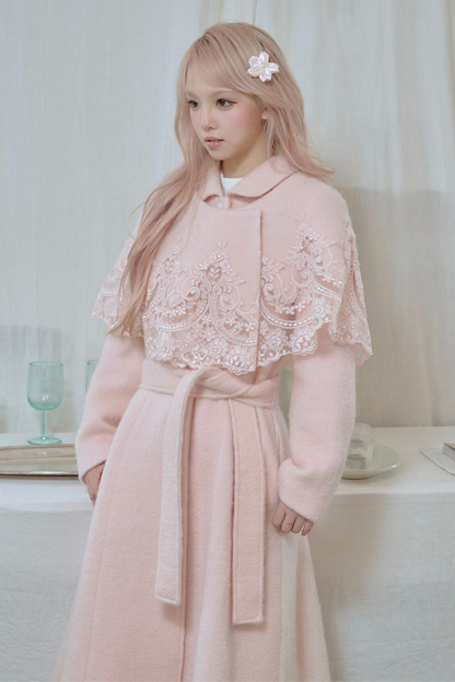 スイートレースケープロングコート