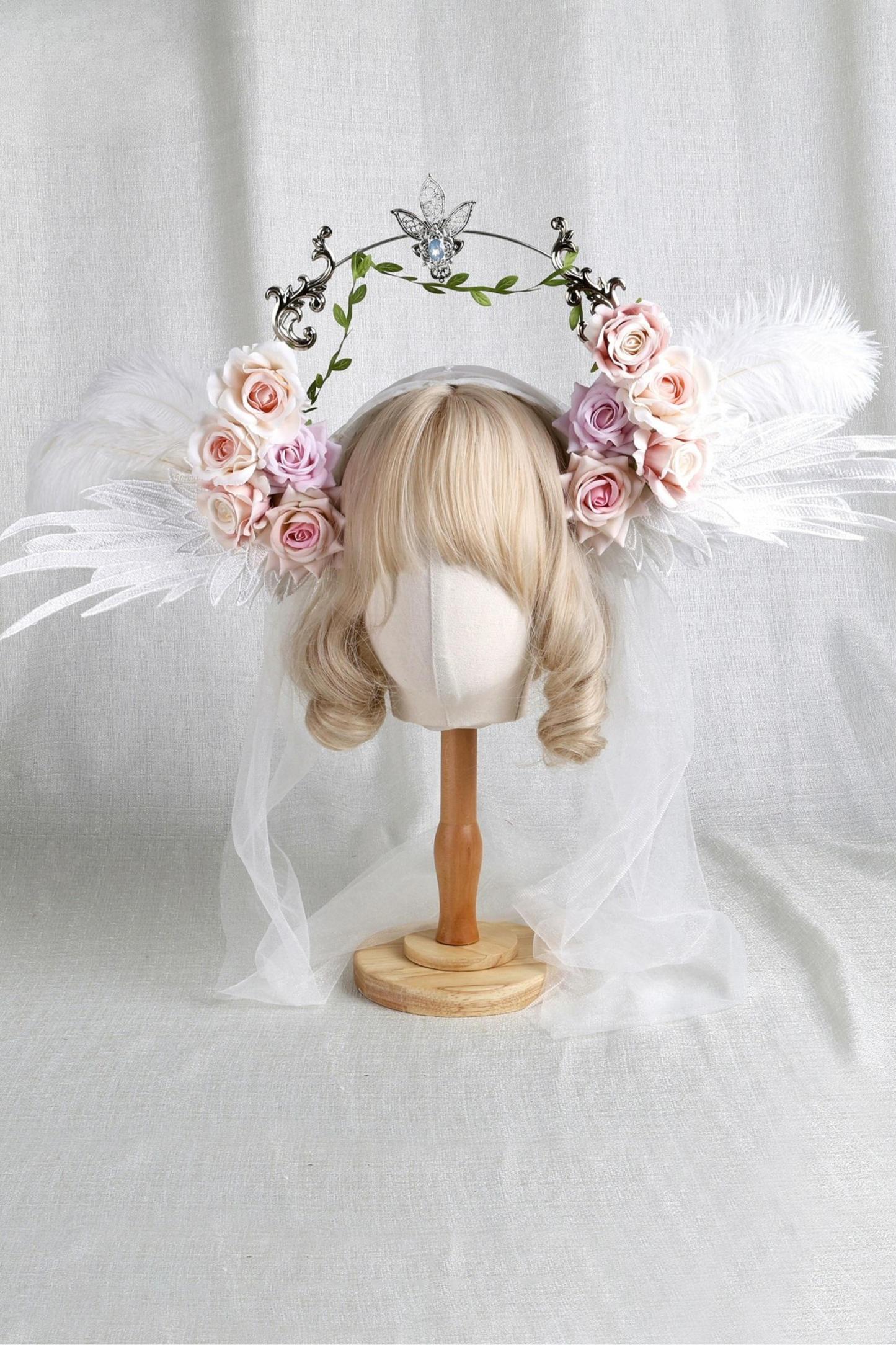 ローズエンジェルヴェールヘアアクセサリー