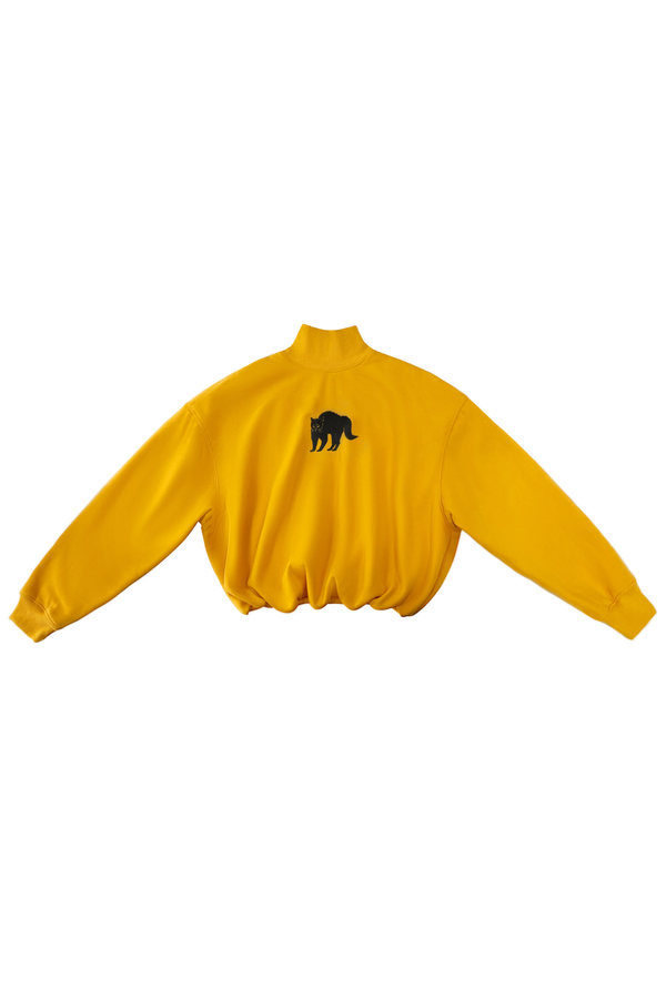 Suncat Yellow Semi-Turtleneck Top