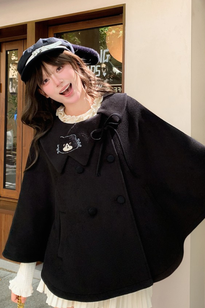 キャットドールカラーリボンマント