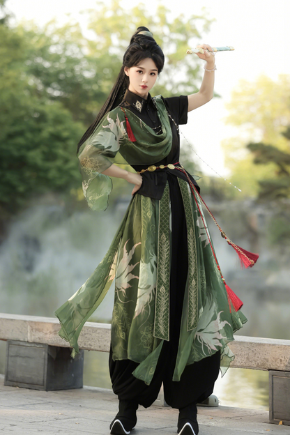 ネバーレスアイランドチャイナトップス+バルーンパンツ