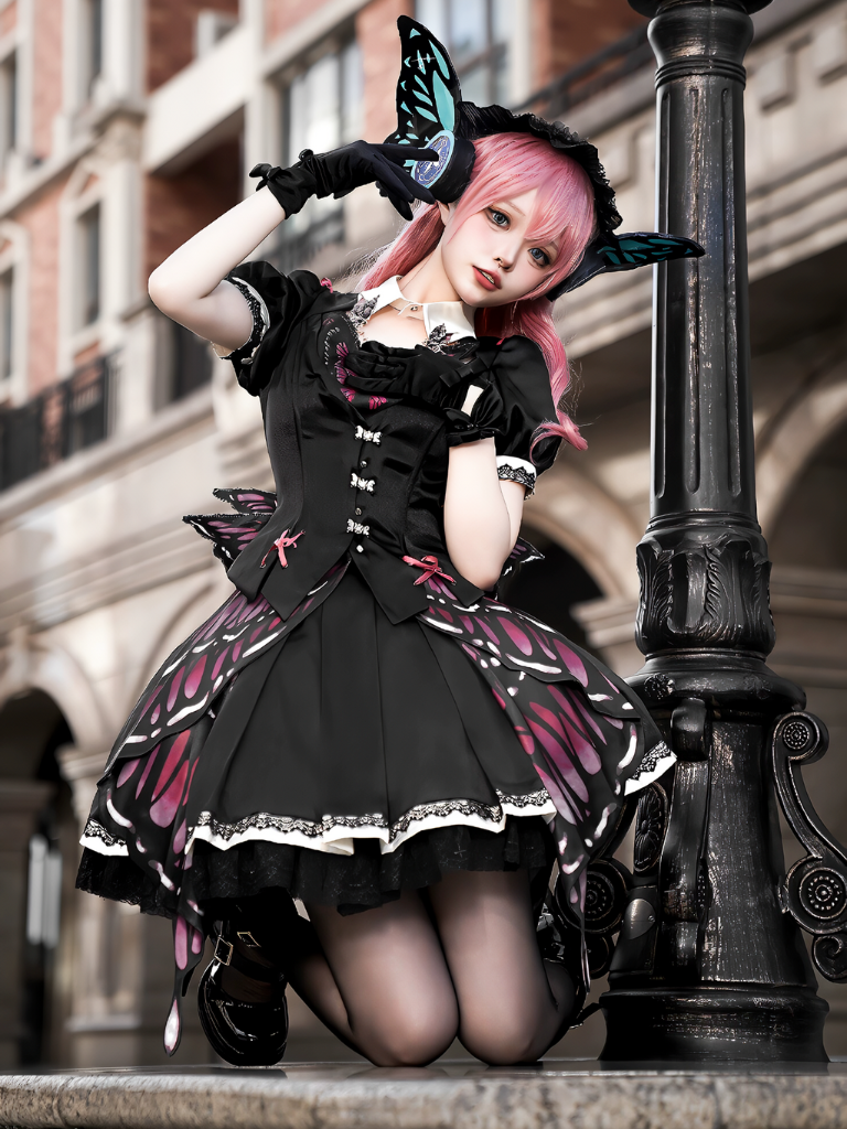 [Deadline for reservation: July 28th] Butterfly Elements Dark Gothic Lolita
