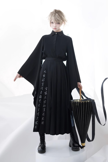 ダーク皇子ビッグスリーブブラウス