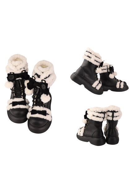 シープパフスノーブーツ