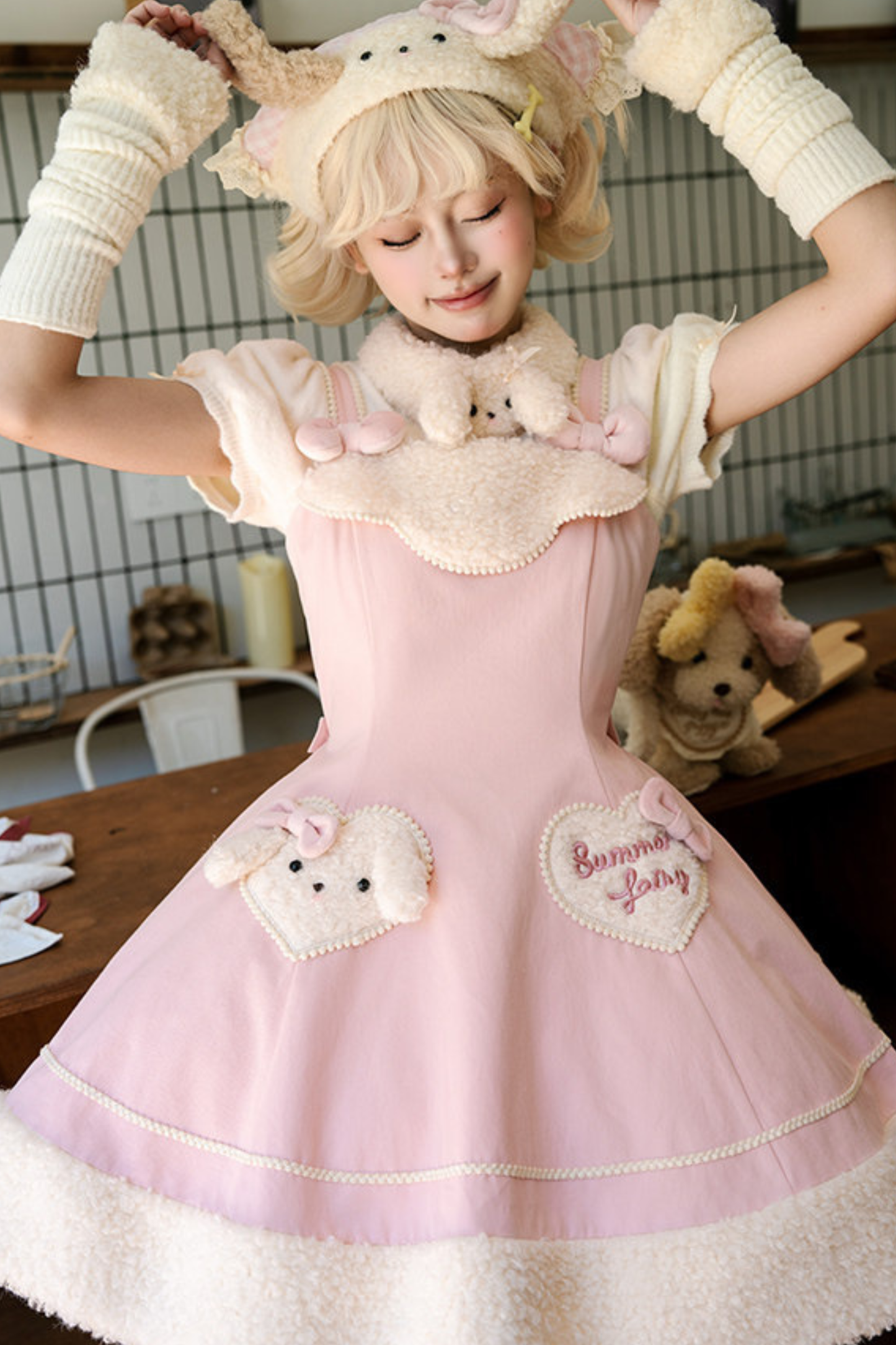 Ribbon Cut-Out Lolita Dress
