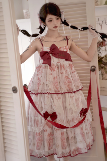 ストロベリーボックスロリータキャミソールドレス