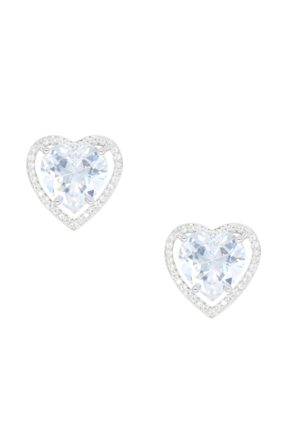 リトルピーチハートスタッドピアス