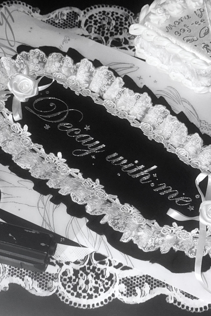 Silver Glitter Print Headband