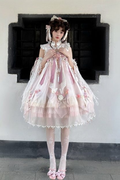 Fairy Floral China Tulle Ribbon Dress