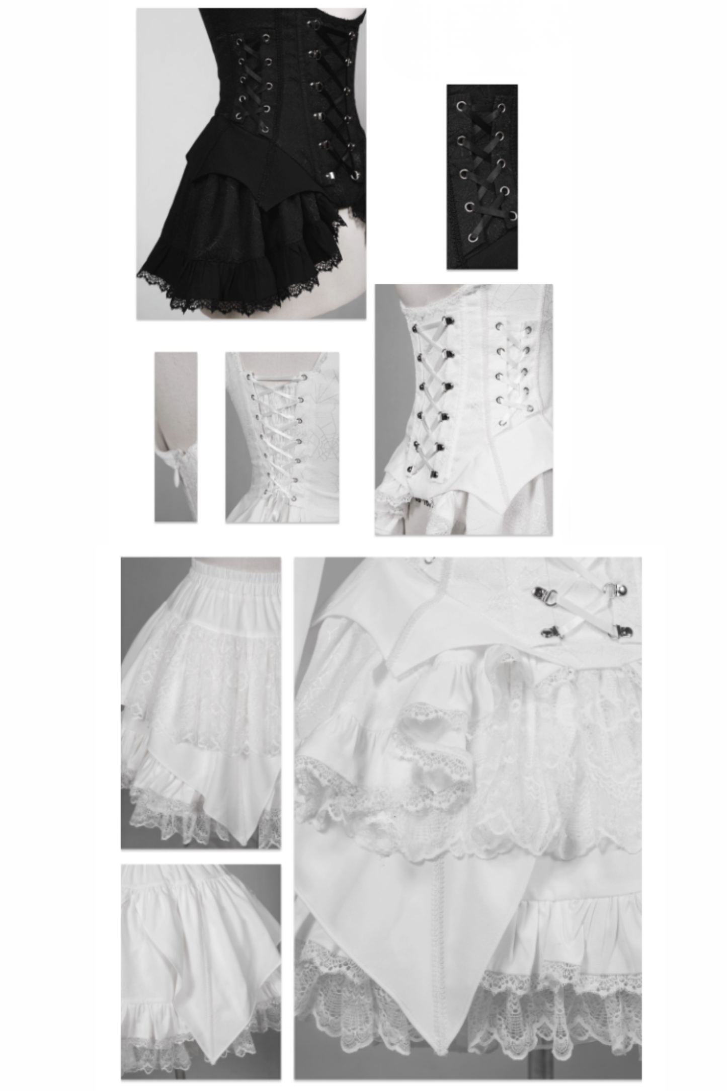 [Deadline for reservations: November 19] Camilla Spider Web Bat Gothic Dark Series Dress Full Set + Setup Full Set