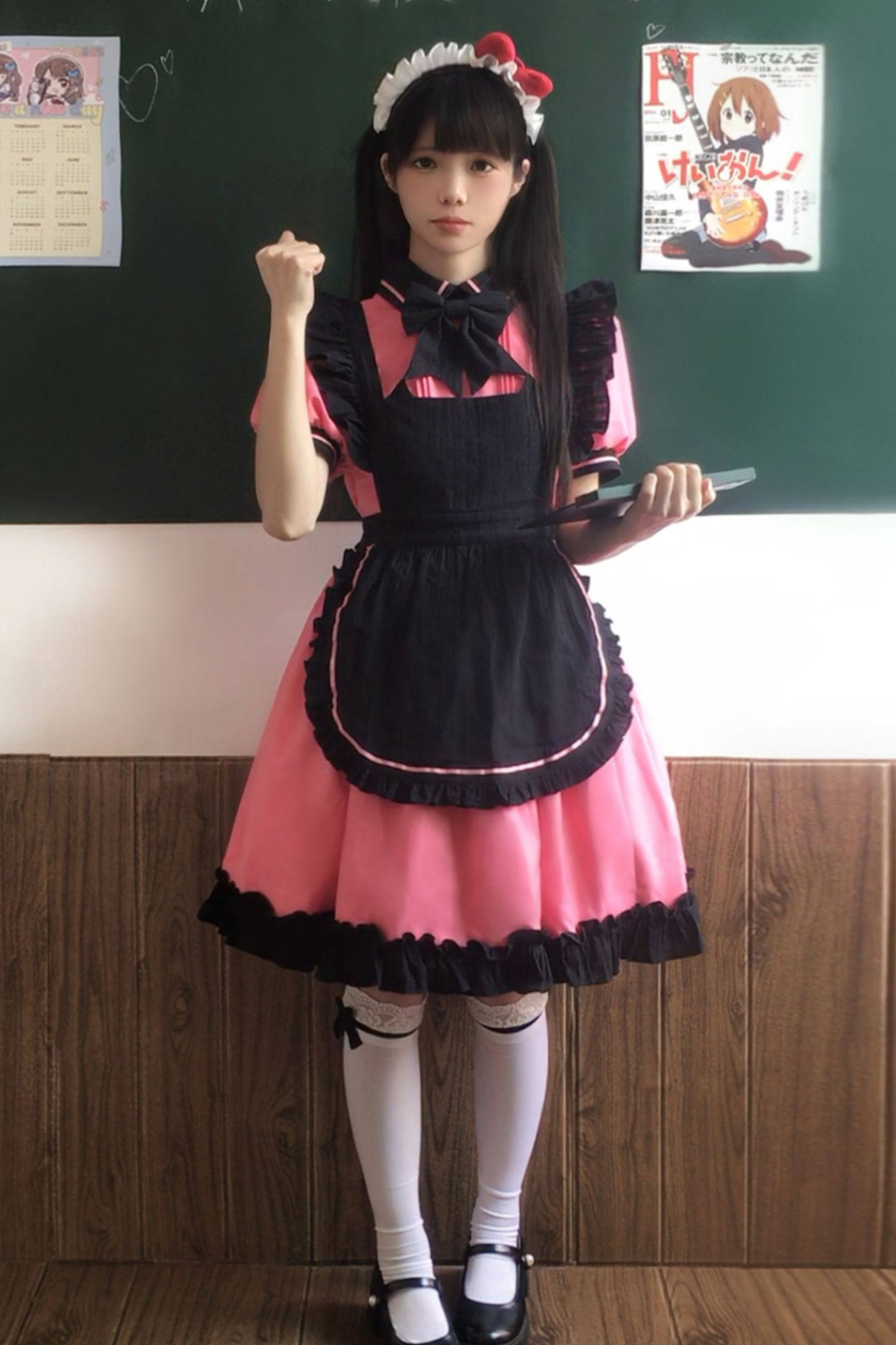 Mint Blackberry Lolita Dress + Apron + Tie