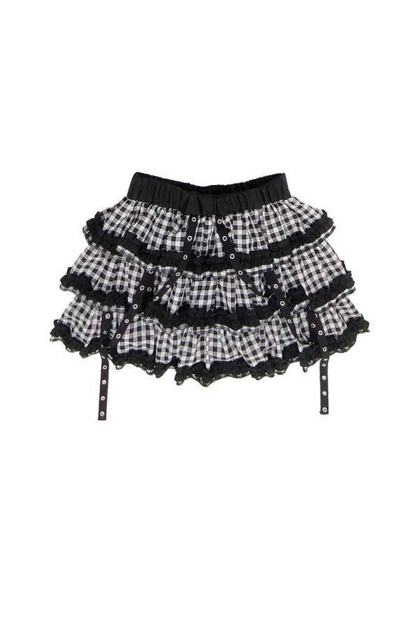 Light Asian Y2K Smock Vest & Skirt